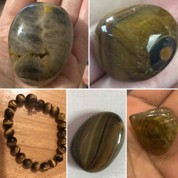 Earth Stone 3 piece Set: NWOT I think it was hand crafted by a local artist - Picture 12 of 17